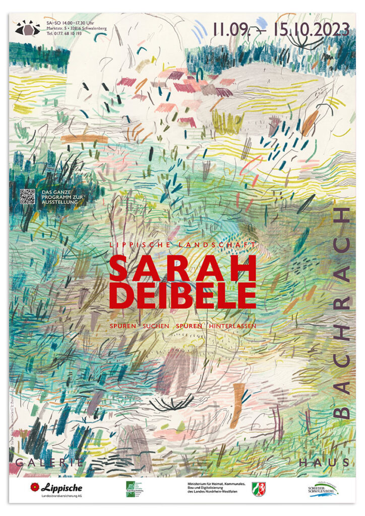 Plakat-Sarah-Deibele-Lippische-Landschaft-Kunstverein-Schieder-Schwalenberg